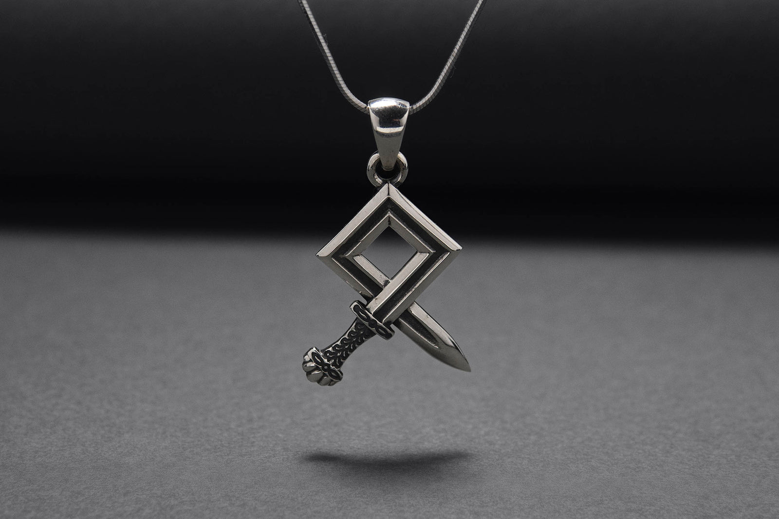 Pendentif Épée Viking — Argent 925