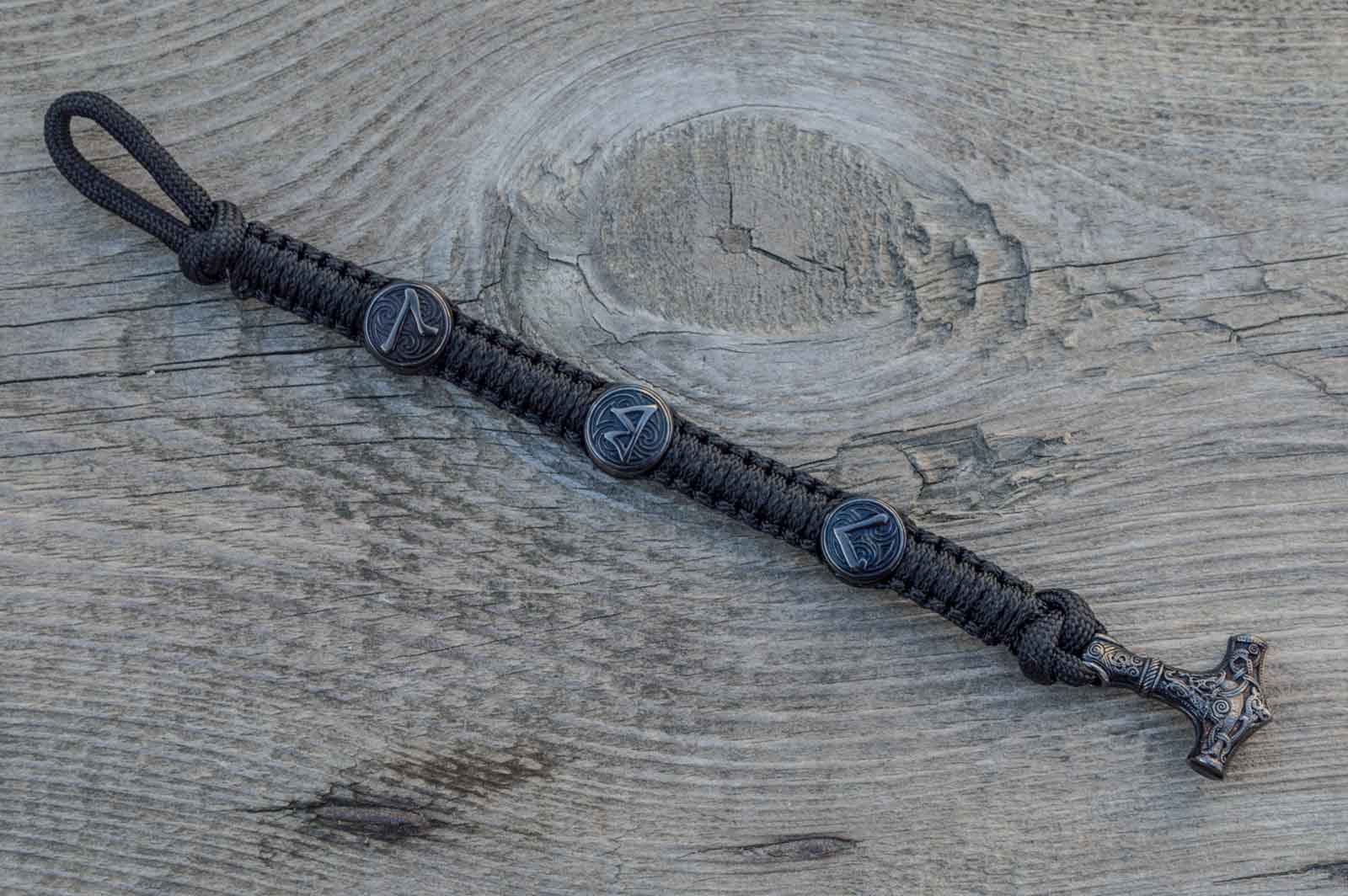 Bracelet Thor et Mjölnir — Argent 925