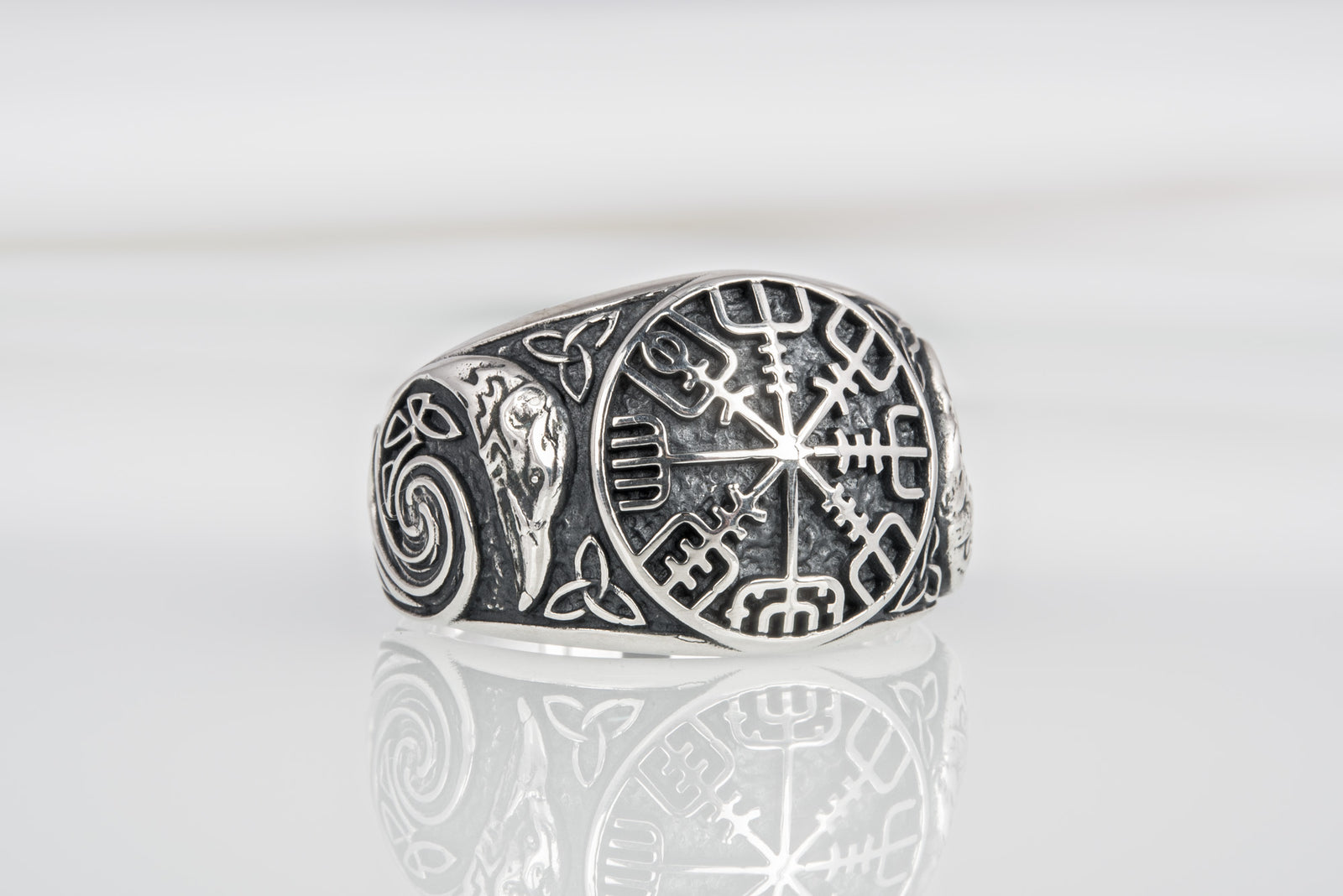 Bague Viking Drakkar — Argent 925