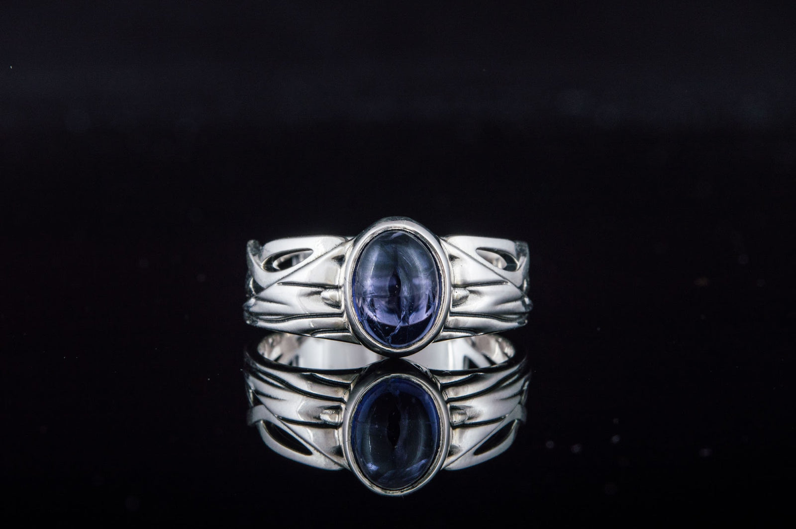 Bague Cabochon Bergthor — Argent 925