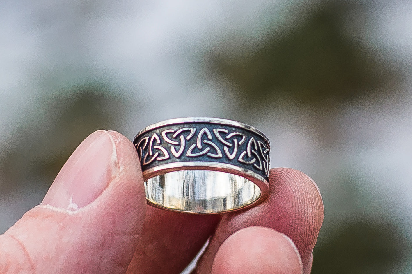 Bague Triquetra — Argent 925
