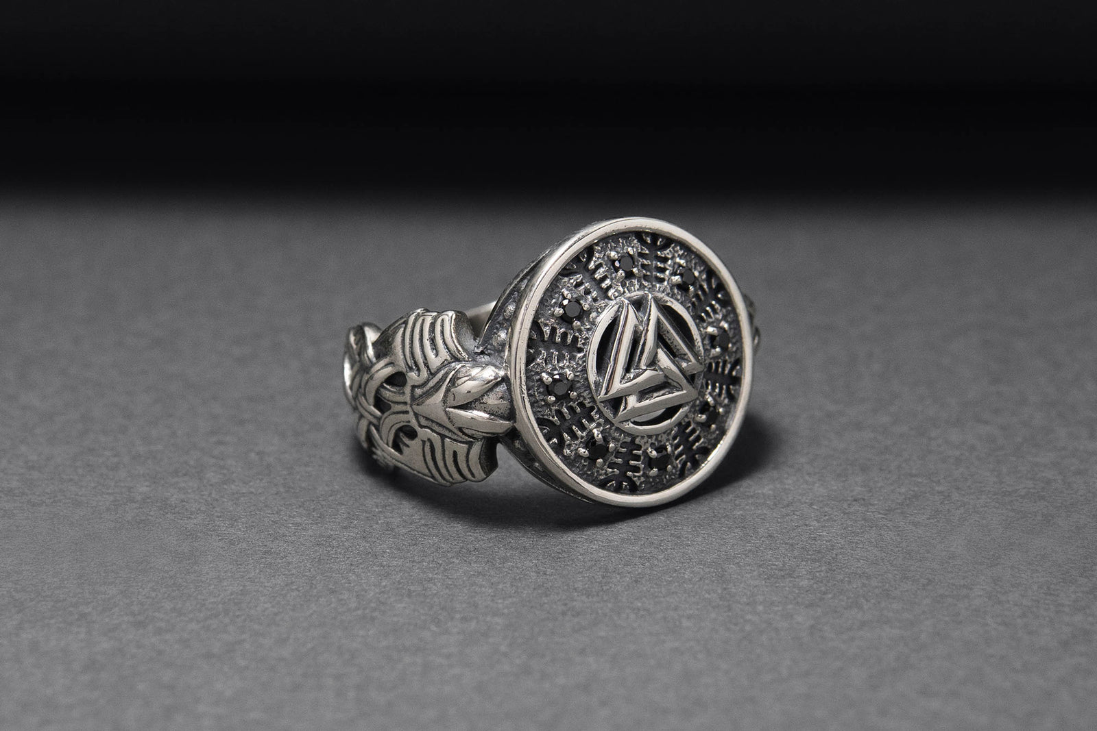 Bague Chevalière Viking Astrid — Argent 925
