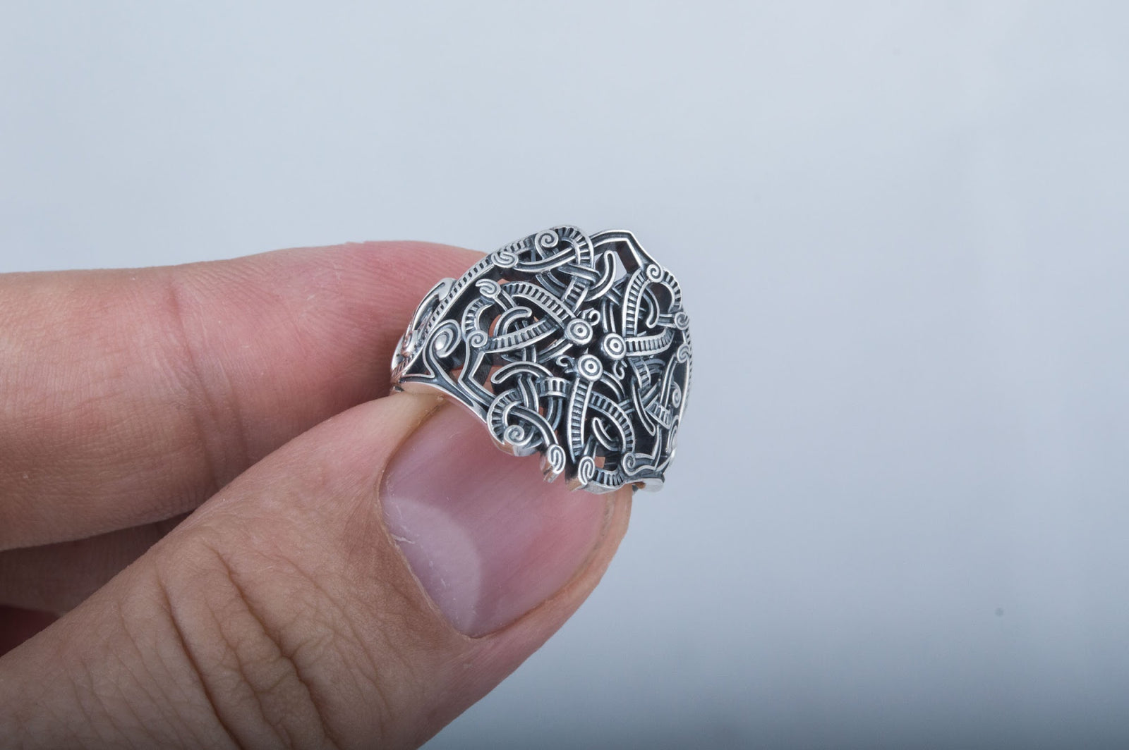 Bague Ornement Ketil — Argent 925