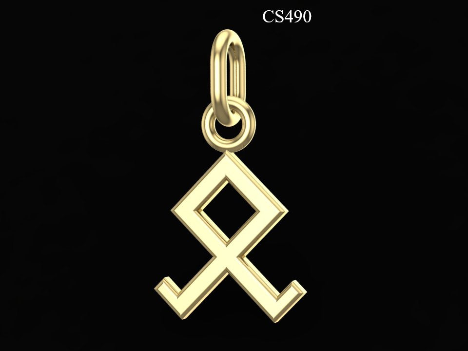 Pendentif Rune Petit Modèle — Argent 925
