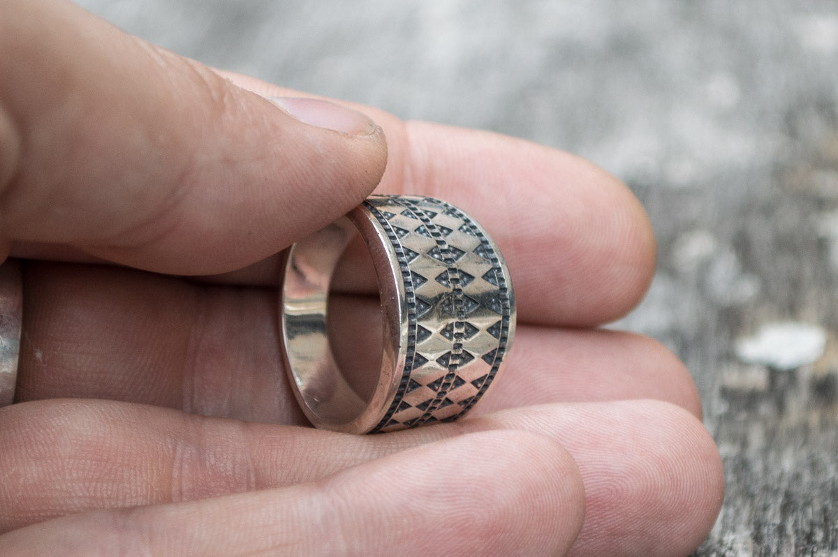 Bague Anneau Viking Erik — Argent 925