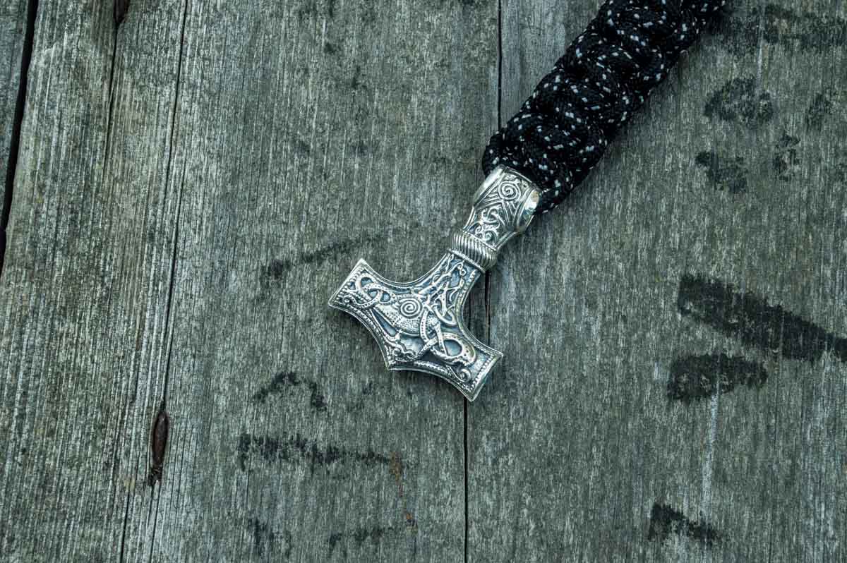 Pendentif Paracorde Torvald — Argent 925