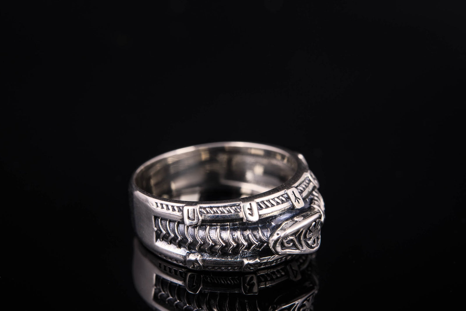 Bague Anneau Viking Gudrun — Argent 925
