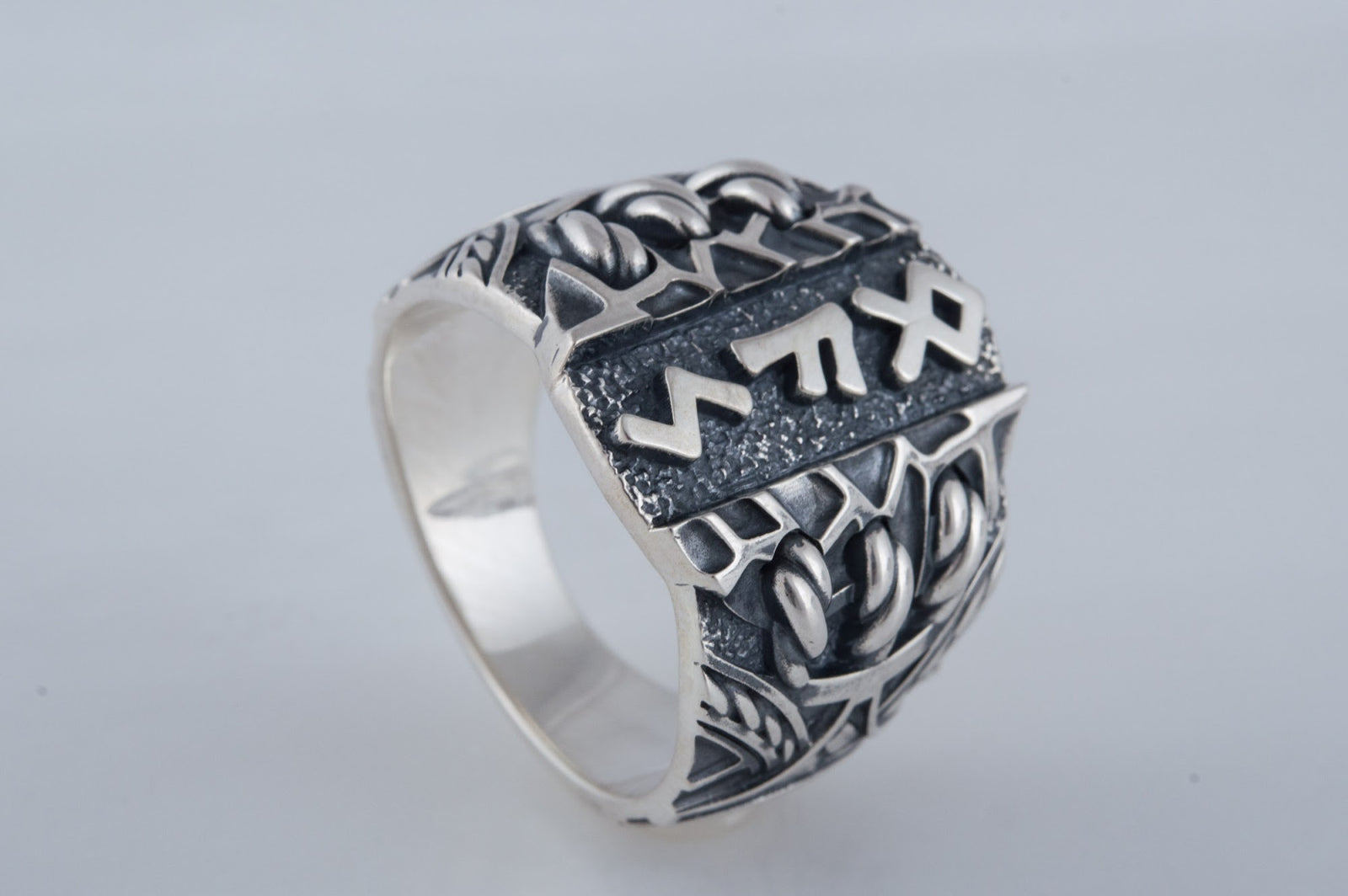 Bague Runique Massive — Argent 925