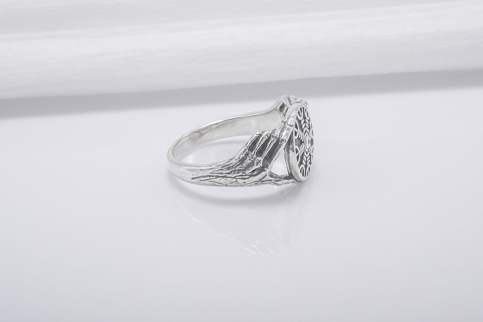Bague Minimaliste Aegishjalmur — Argent 925