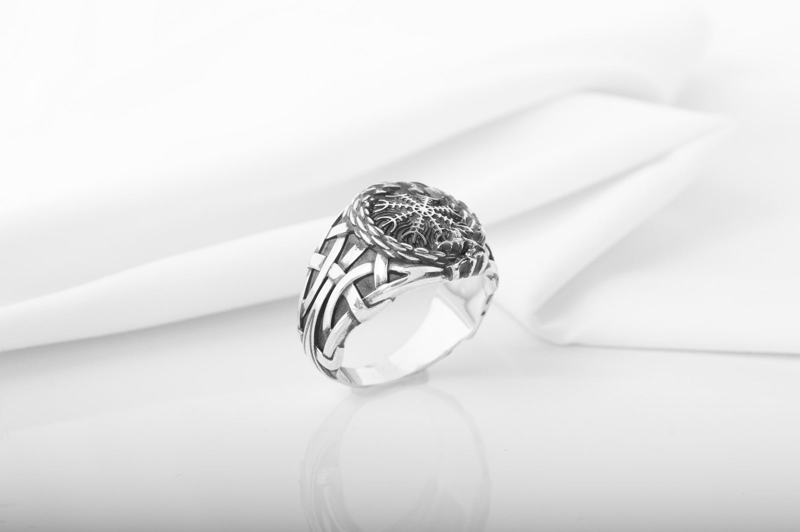 Bague Chevalière Viking Rollon — Argent 925