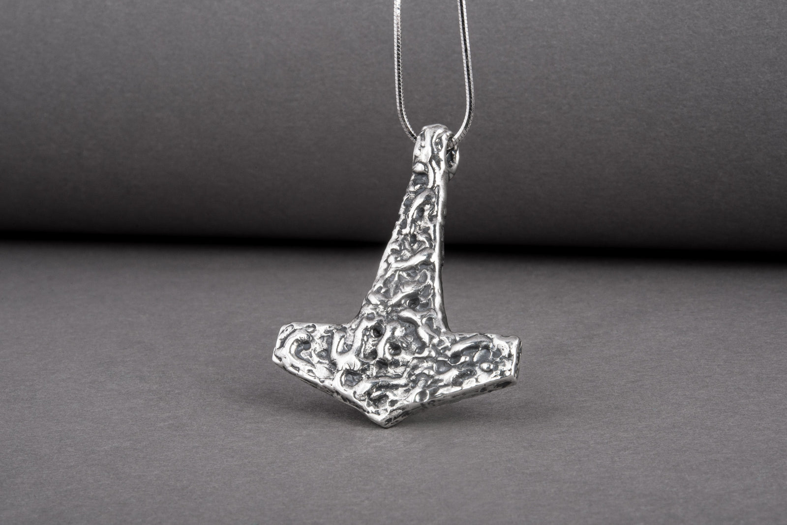 Pendentif Mjölnir Floki — Argent 925
