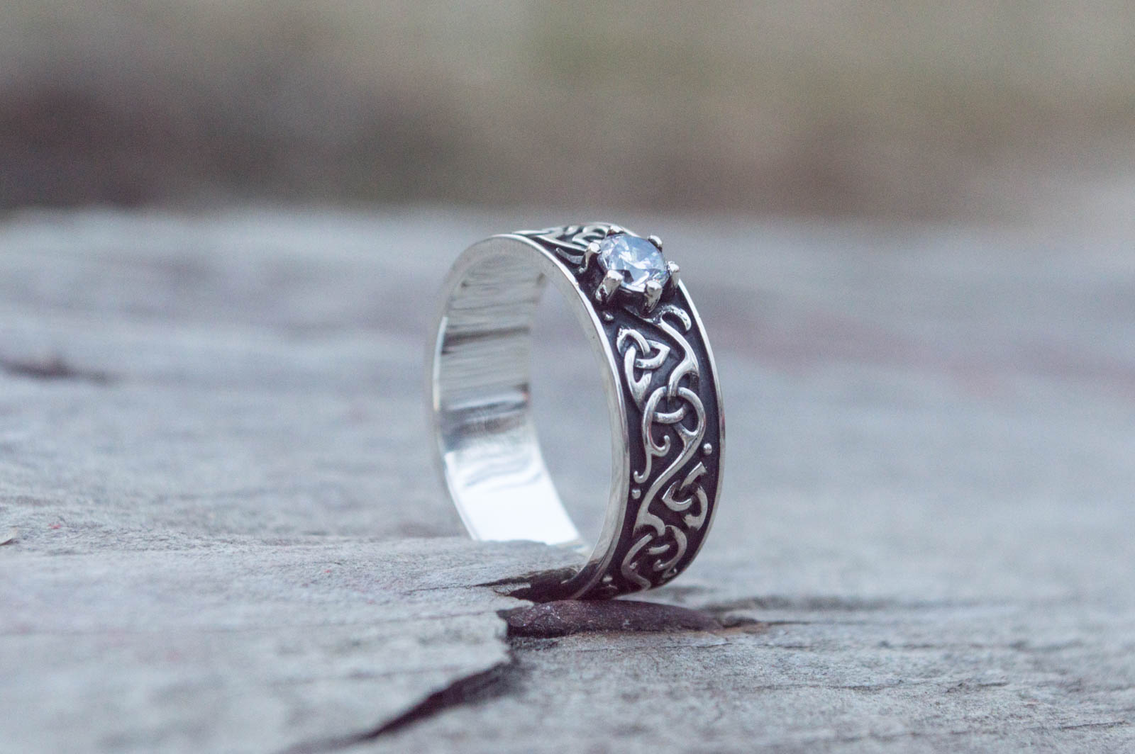 Bague Anneau Viking Einar — Argent 925