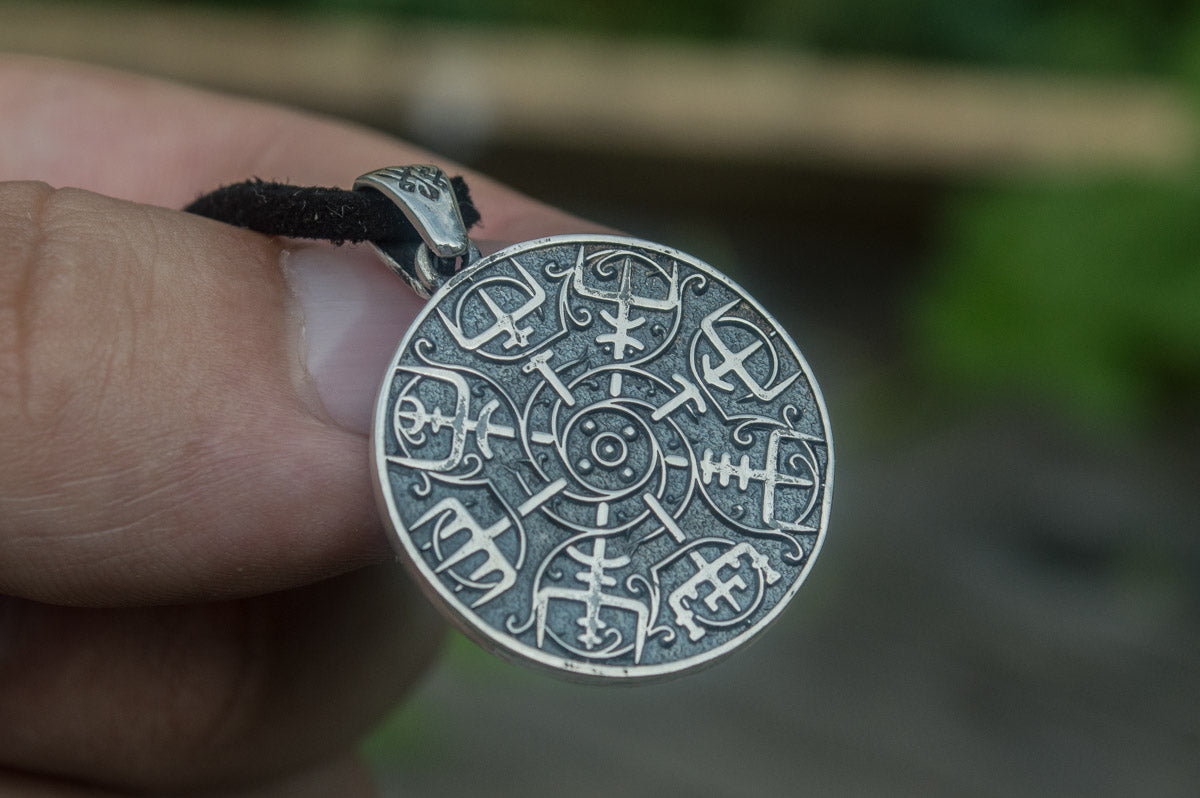 Pendentif Vegvisir — Argent 925