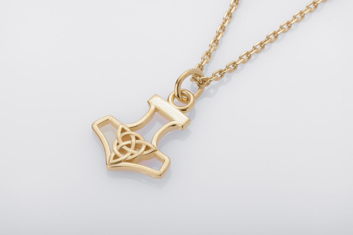 Pendentif Thor et Marteau Miniature — Argent 925