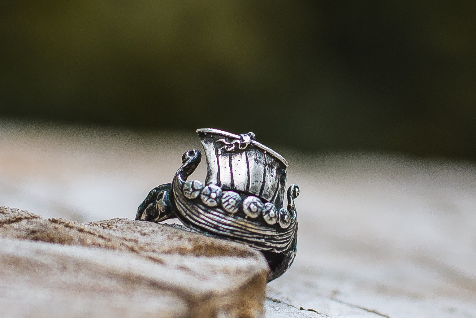 Bague Drakkar — Argent 925