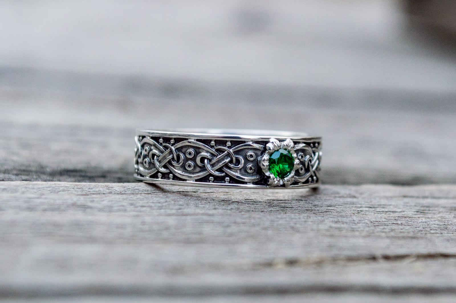 Bague Anneau Viking Leif — Argent 925