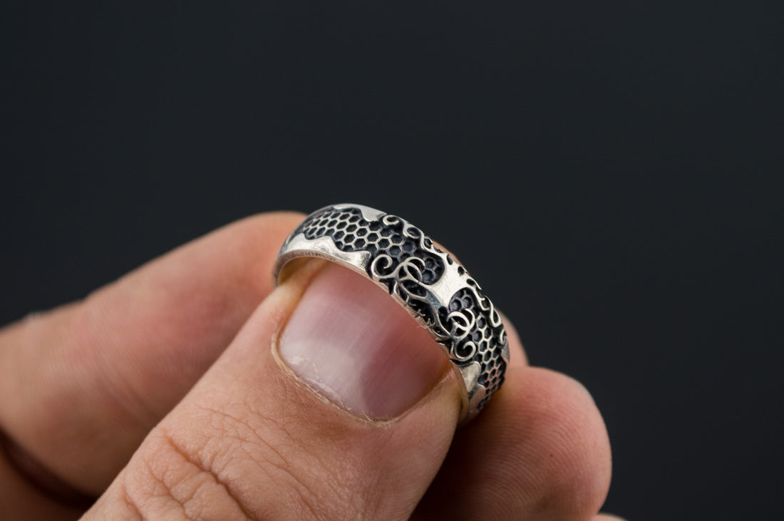 Bague Yggdrasil Anneau — Argent 925