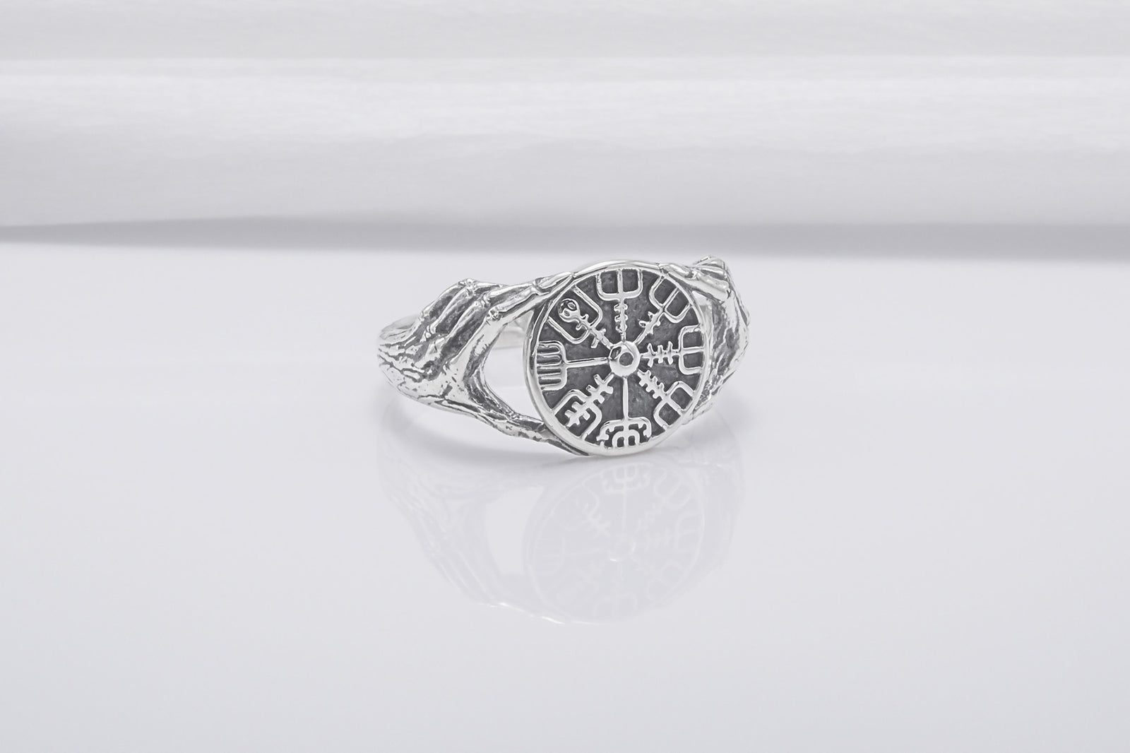 Bague Minimaliste Vegvisir — Argent 925