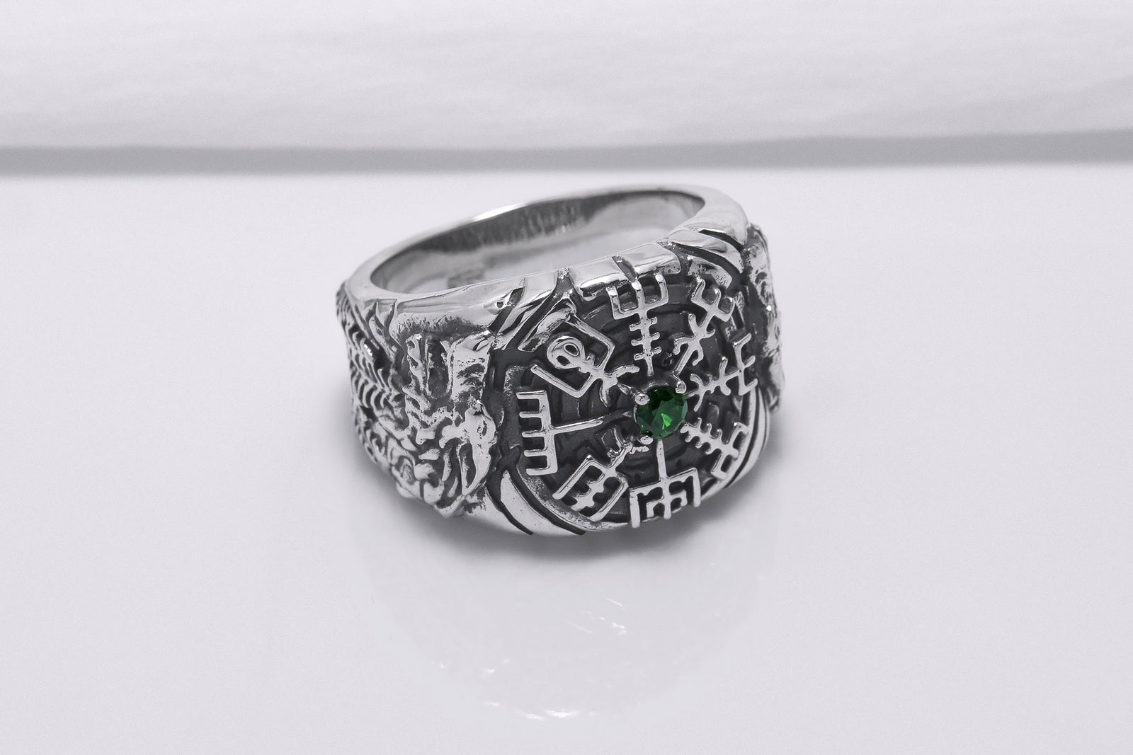 Bague Chevalière Viking Sigrun — Argent 925