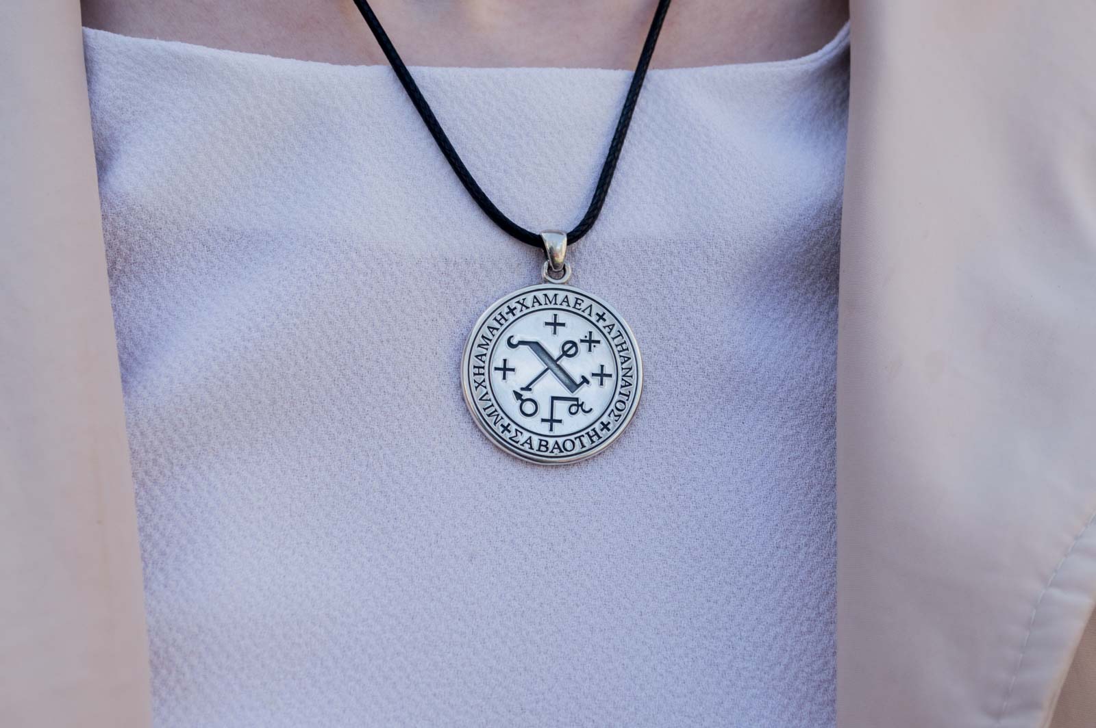 Pendentif Wicca Bergthor — Argent 925
