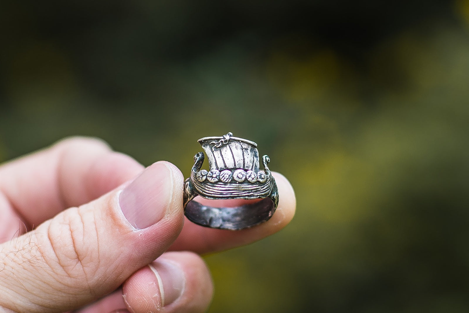 Bague Drakkar — Argent 925