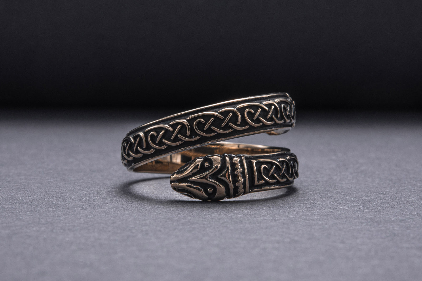 Bague Serpent — Bronze