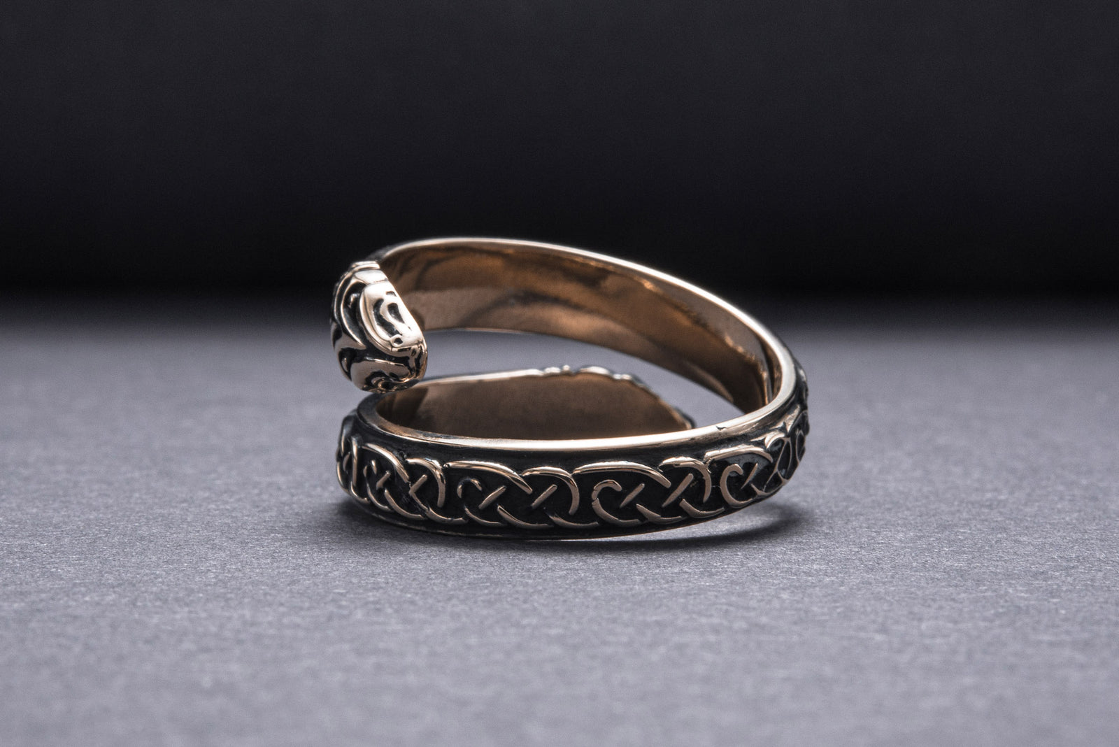 Bague Serpent — Bronze
