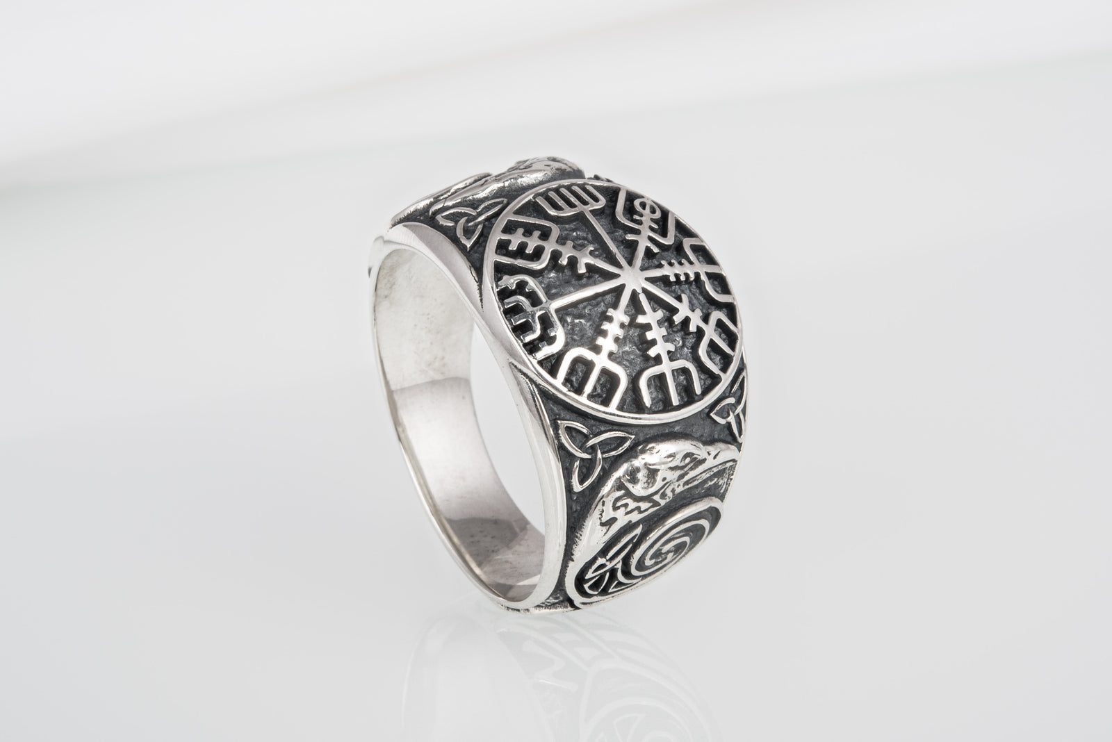 Bague Viking Drakkar — Argent 925