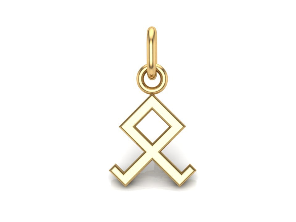 Pendentif Rune Petit Modèle — Argent 925