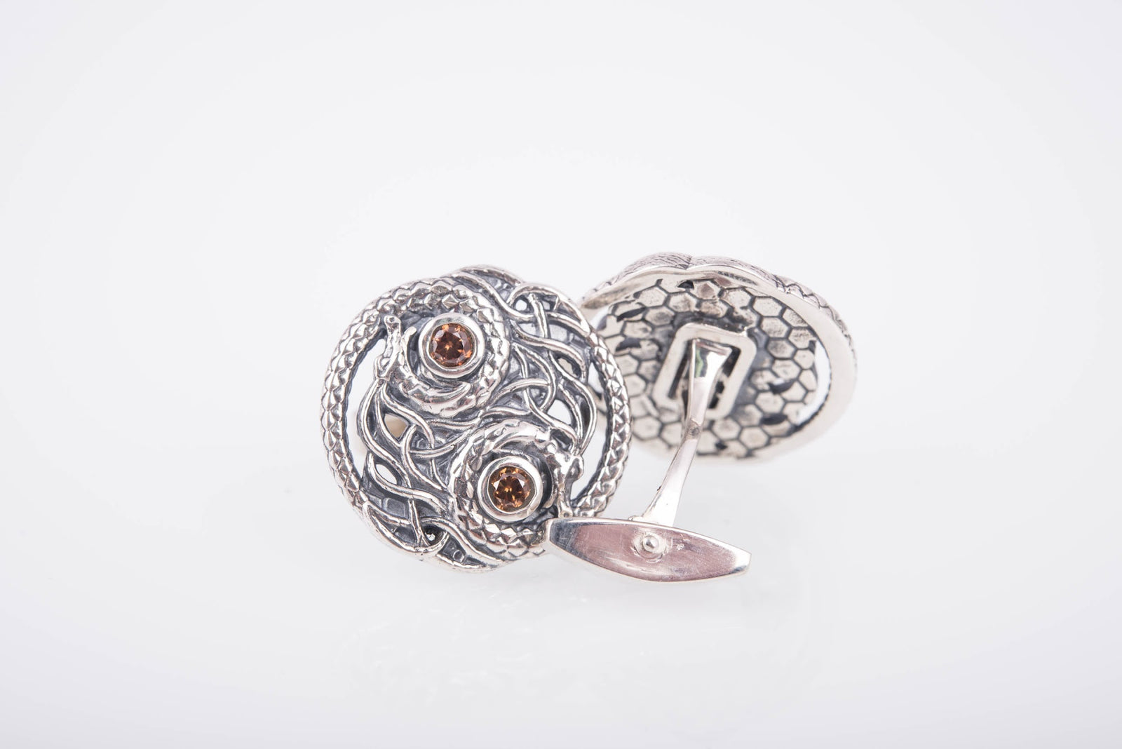 Boutons de manchette Viking Aslaug — Argent 925