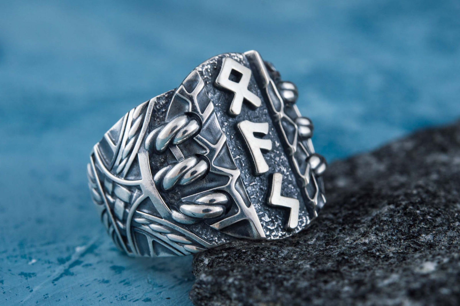 Bague Runique Massive — Argent 925