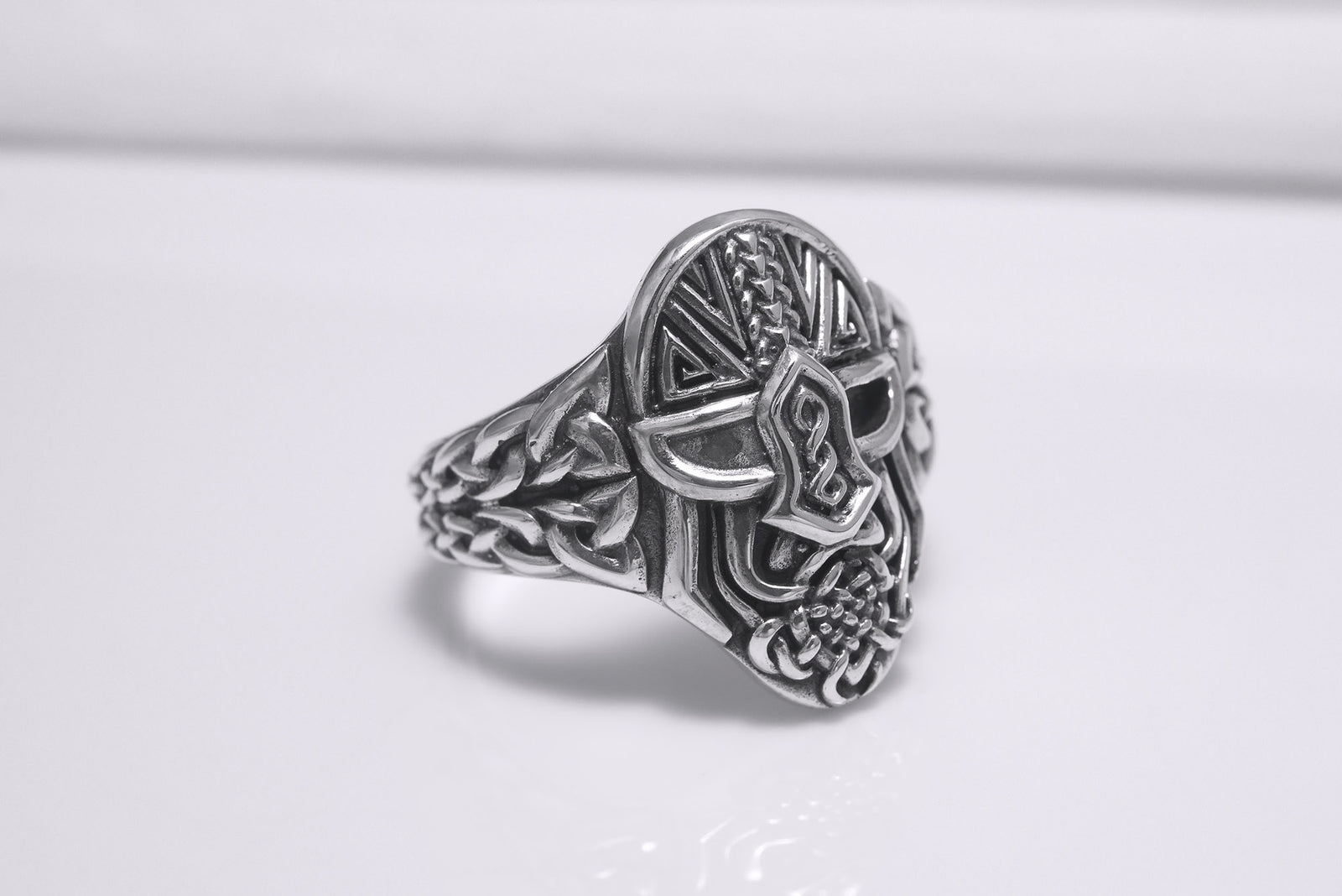 Bague Odin et Masque — Argent 925