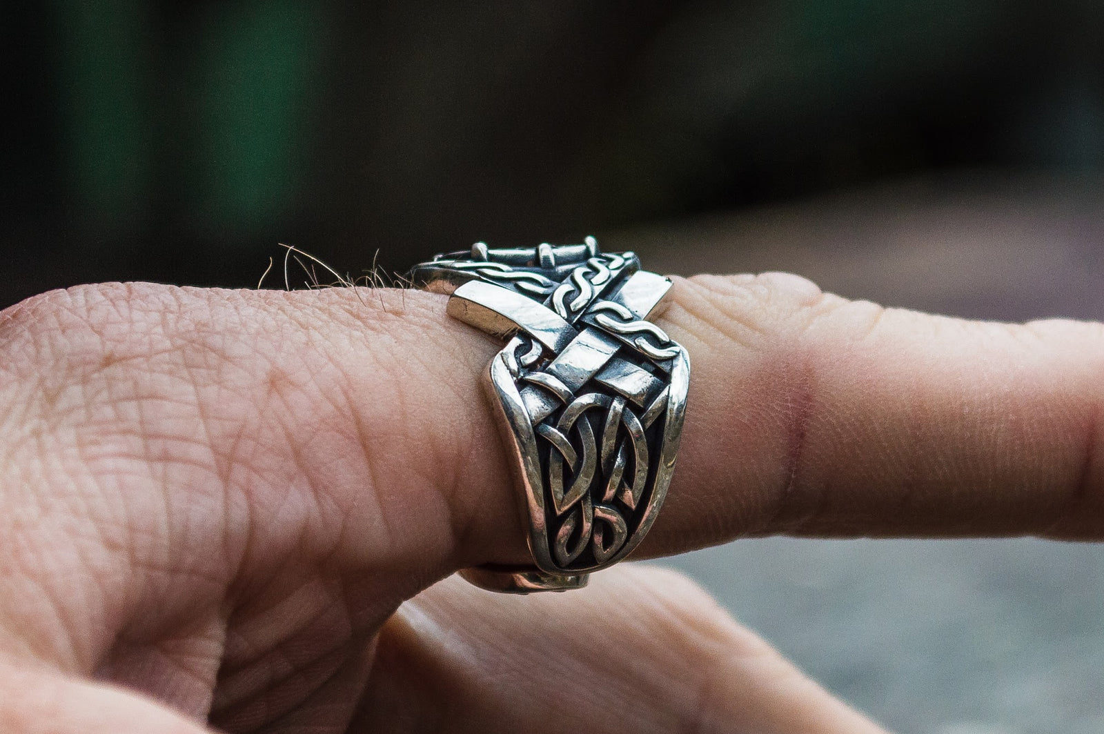 Bague Chevalière Viking Ivar — Argent 925