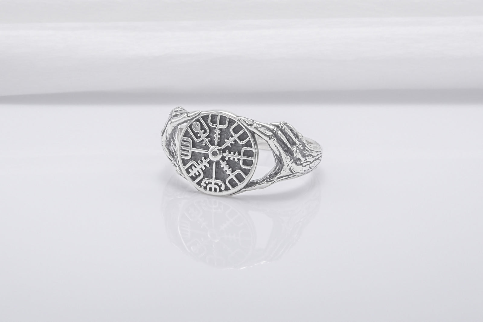 Bague Minimaliste Vegvisir — Argent 925