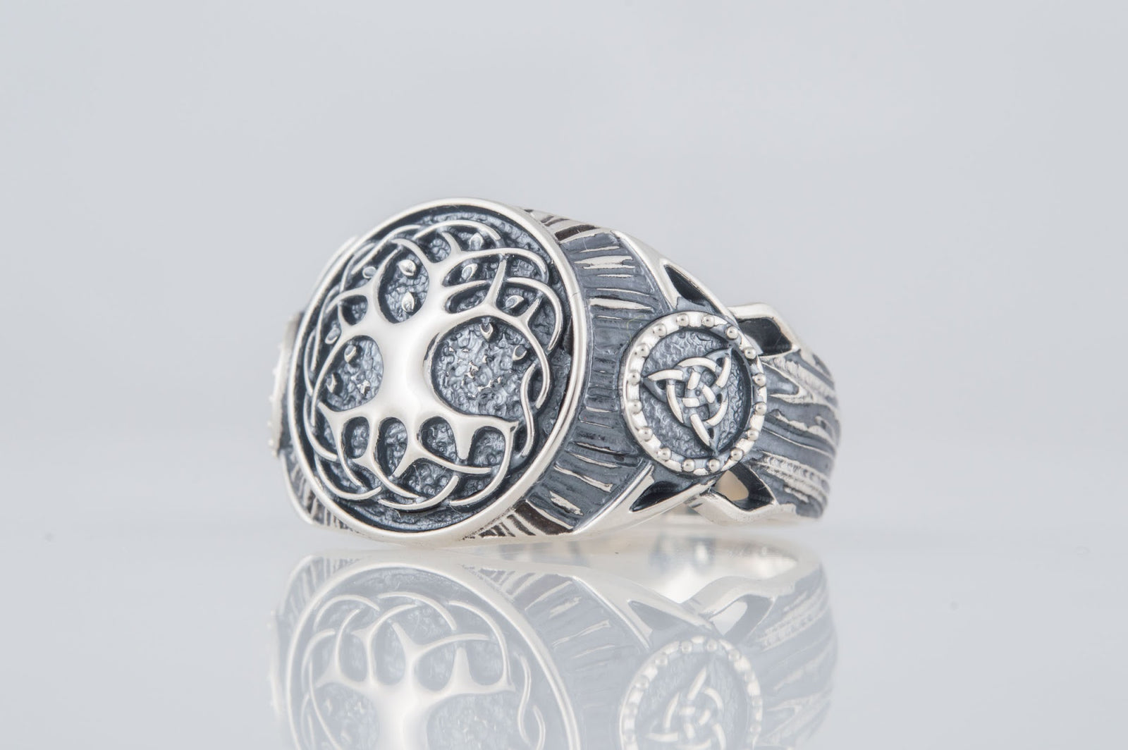 Bague Yggdrasil — Argent 925