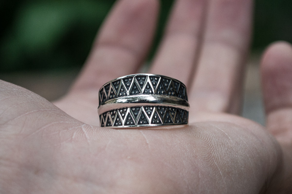 Bague Anneau Viking Sigurd — Argent 925