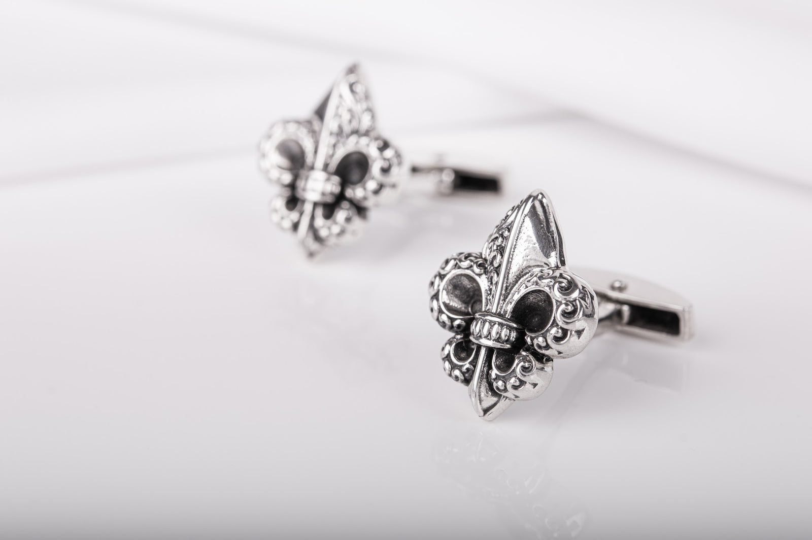 Boutons de manchette Marin Bergthor — Argent 925