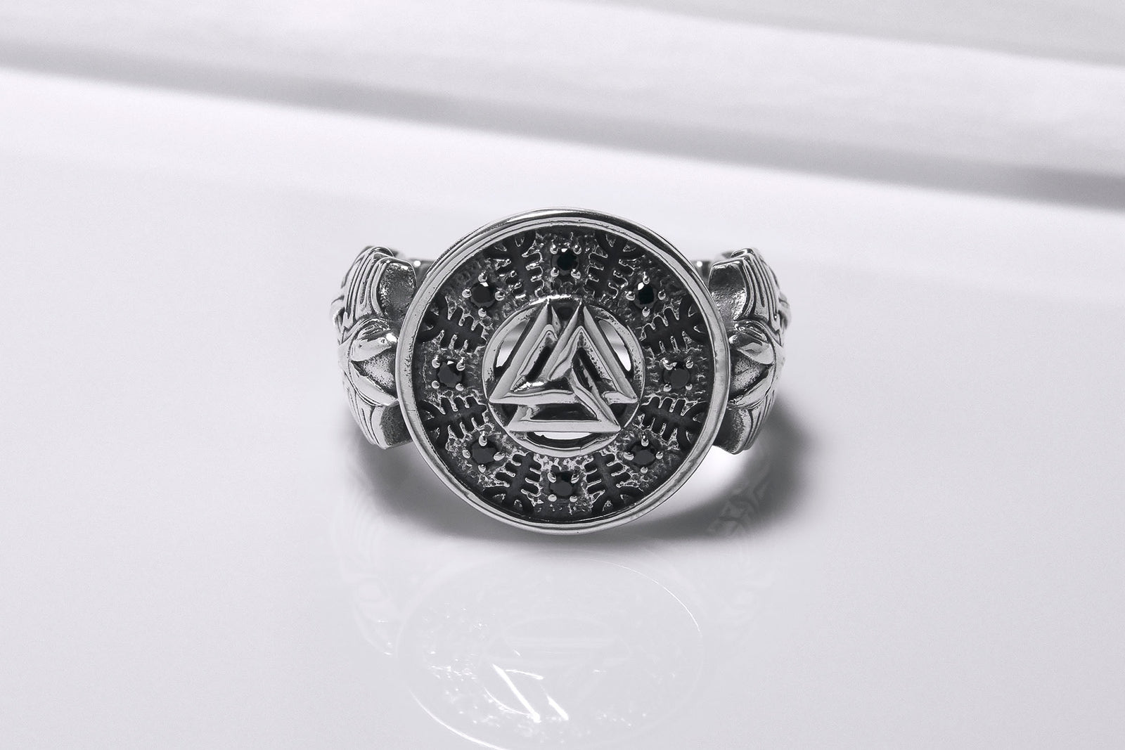 Bague Chevalière Viking Astrid — Argent 925