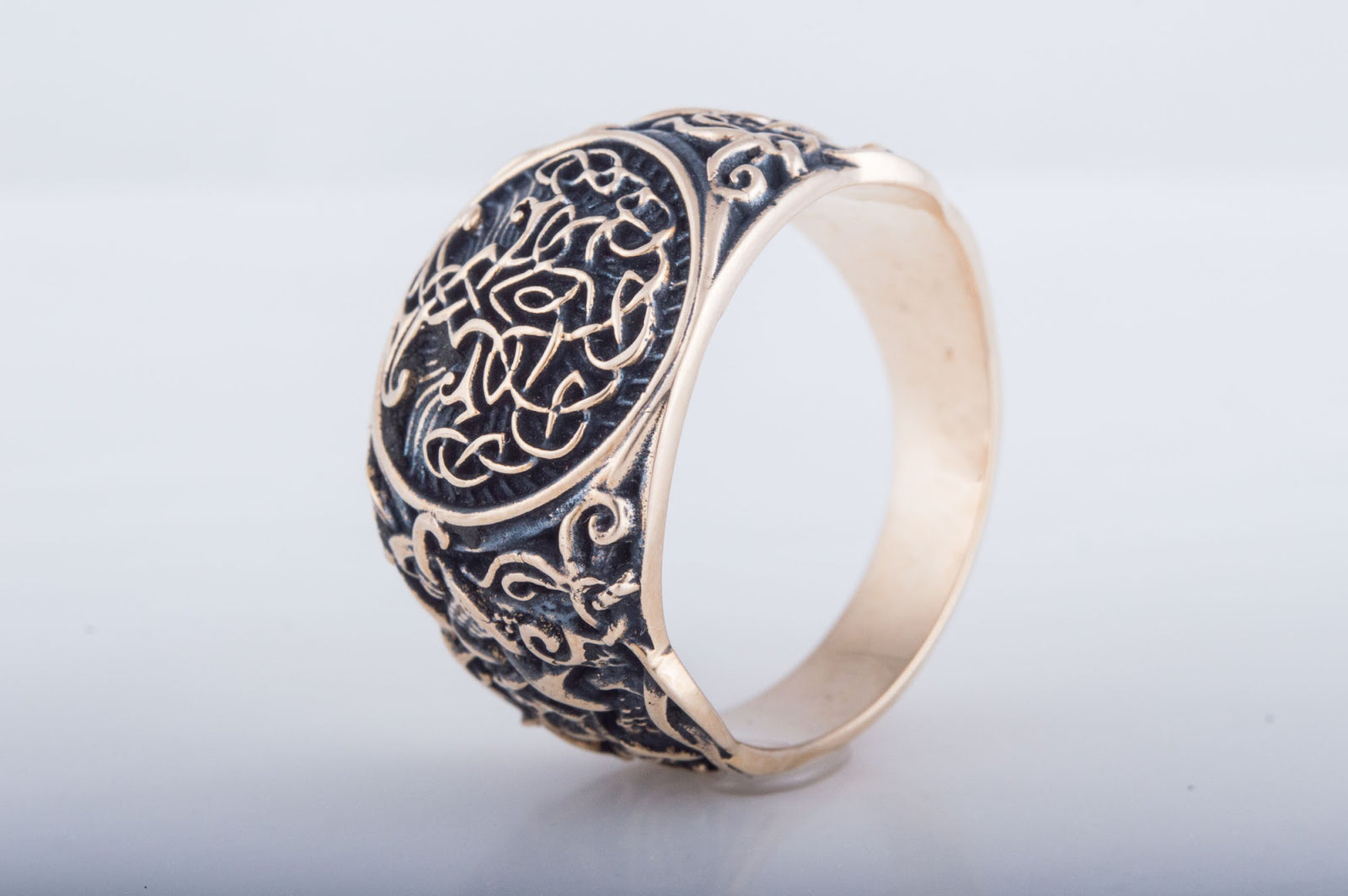 Bague Yggdrasil et Style Mammen — Bronze