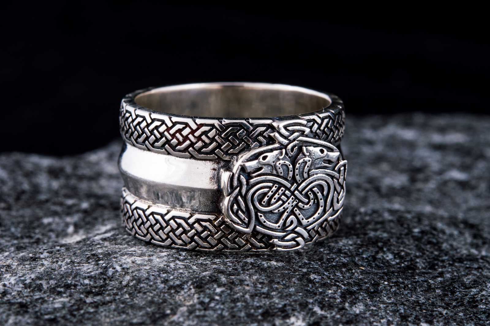 Bague Anneau Viking Freyja — Argent 925