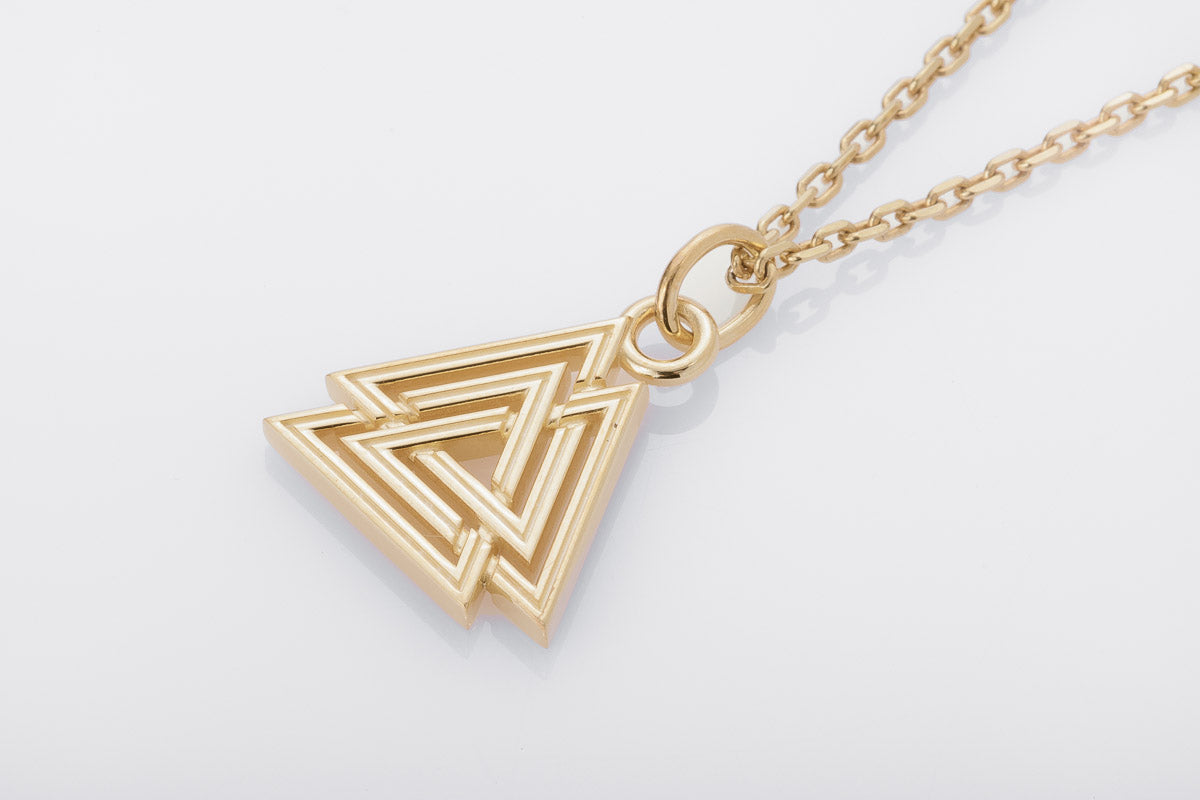 Pendentif Valknut Miniature — Argent 925