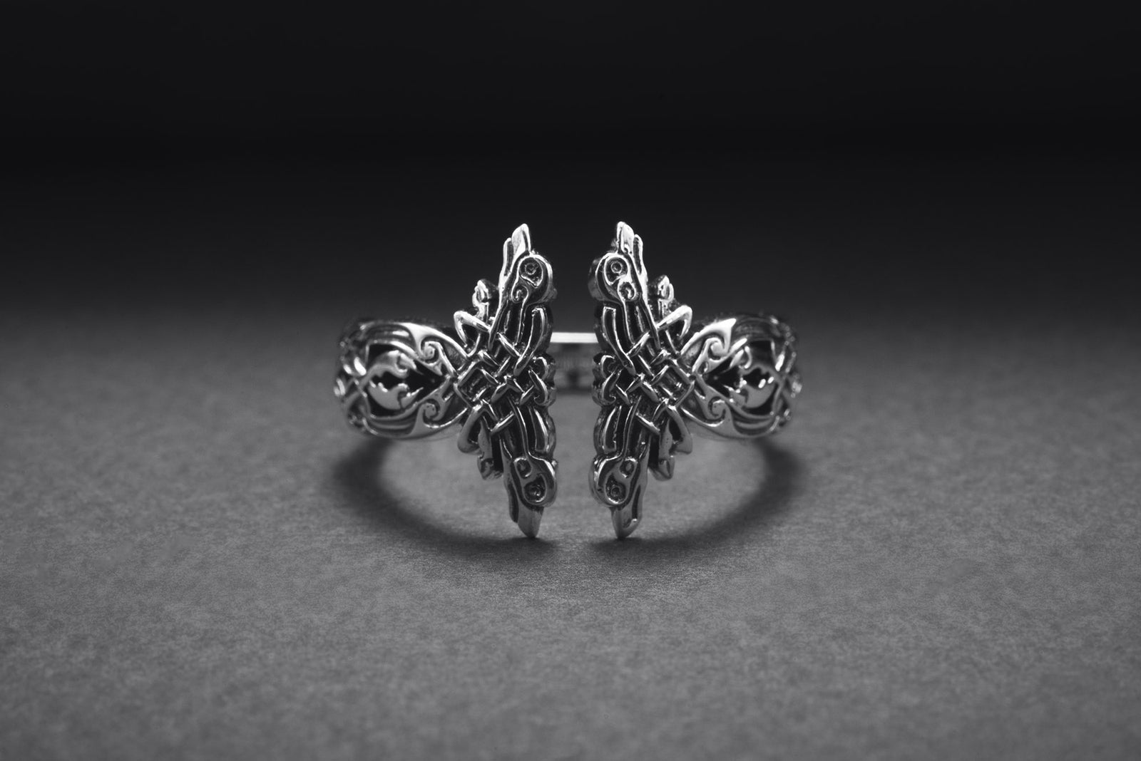 Bague Symboles Vikings Sigurd — Argent 925