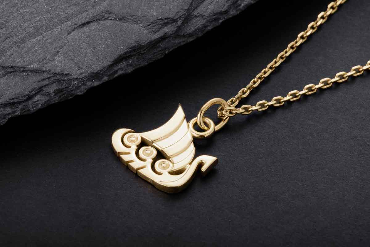 Pendentif Drakkar et Navire — Argent 925