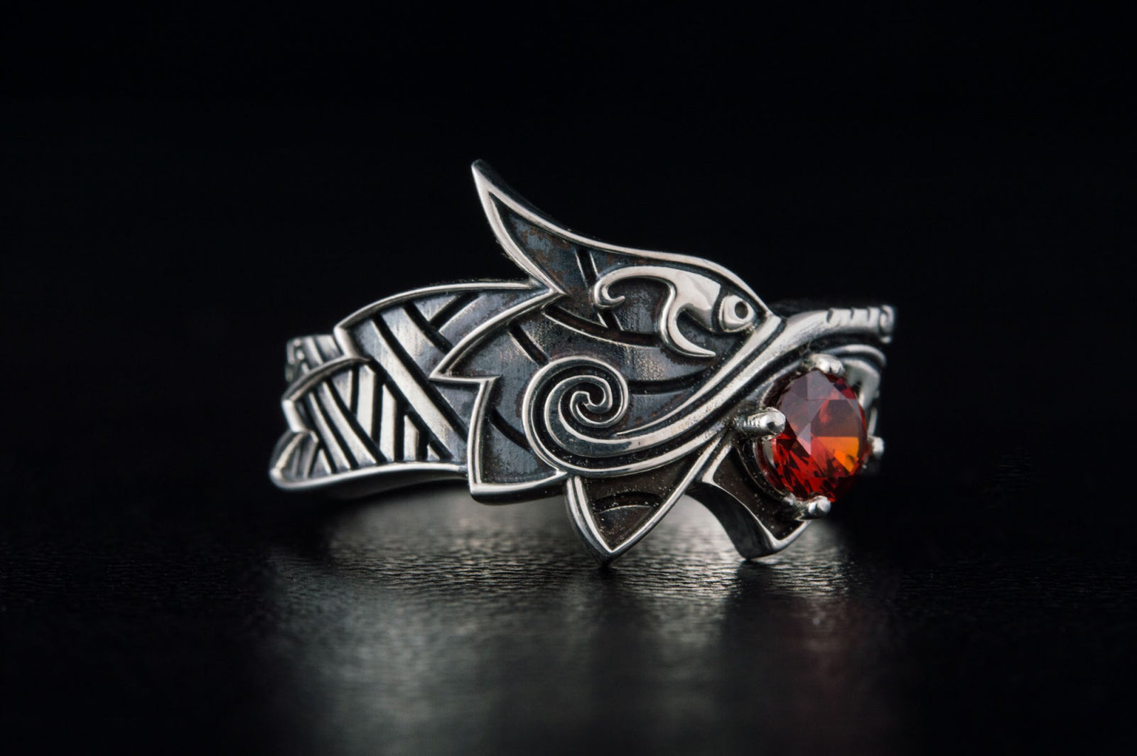 Bague Fenrir et Soleil — Argent 925