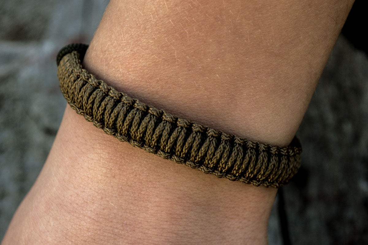 Bracelet Paracorde Hache Viking Bjorn — Argent 925