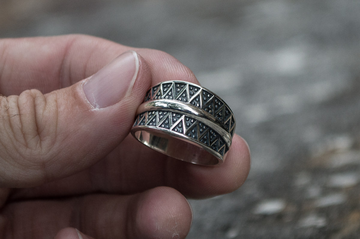 Bague Anneau Viking Sigurd — Argent 925