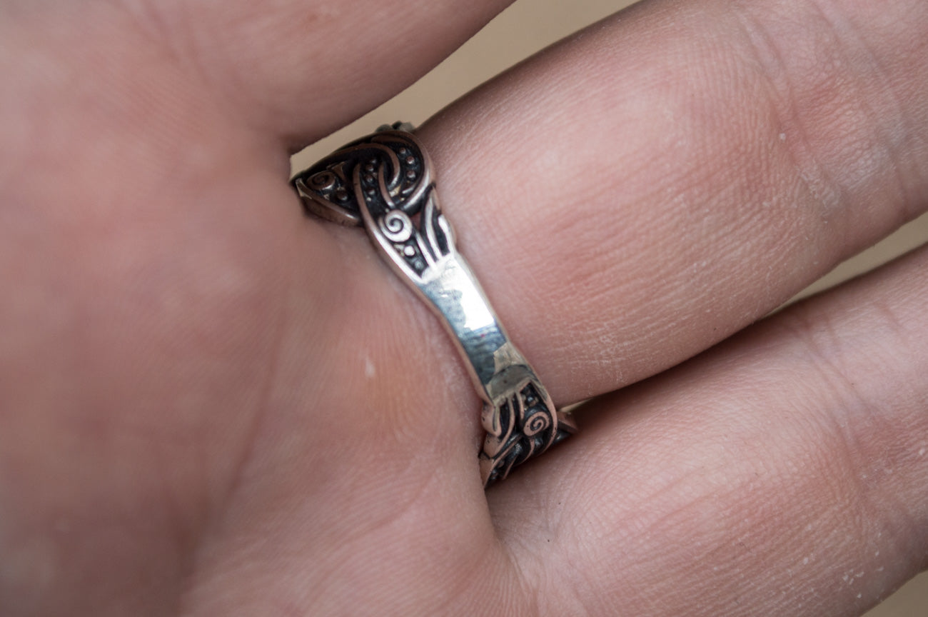 Bague Chevalière Viking Ulf — Argent 925