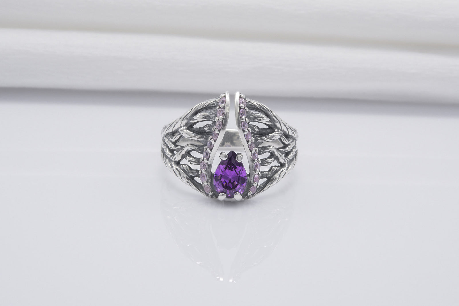 Bague Feuillage Bergthor — Argent 925