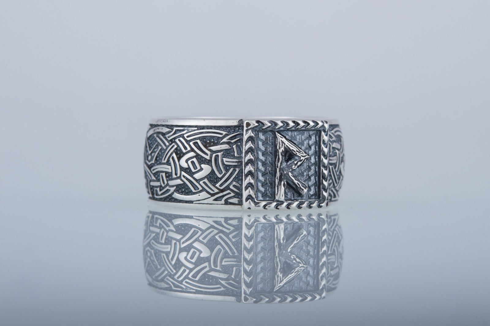 Bague Runique Ragnar — Argent 925