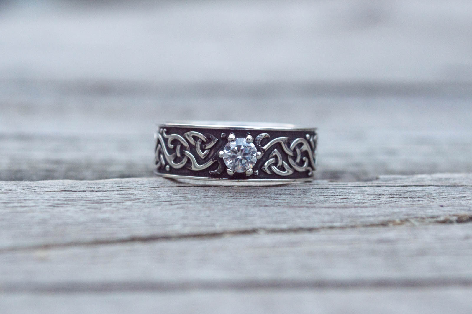 Bague Anneau Viking Einar — Argent 925